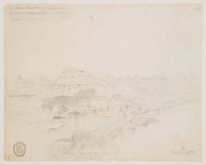 As Terras Ruins de Dakota de Thomas Moran