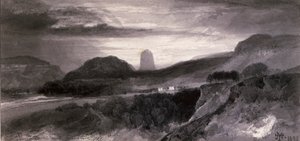 A Torre do Diabo de Johnstons de Thomas Moran