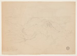 O Grand Canyon na chuva de Thomas Moran