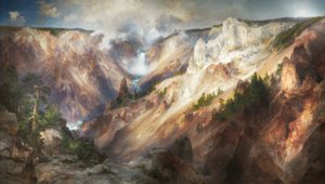 O Grand Canyon do Yellowstone, 1893-1901.