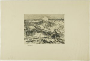 Os rápidos acima de Niagara de Thomas Moran