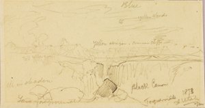 Toquerville, S. Utah de Thomas Moran