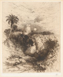 Torre de Cortez, México de Thomas Moran