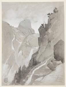 Vernal Falls, Yosemite de Thomas Moran