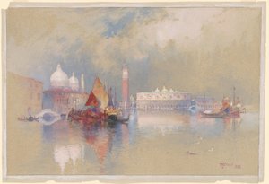 Vista de Veneza de Thomas Moran