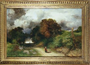 Windy Hilltop, Amagansett, Ilha Longa, 1901 de Thomas Moran