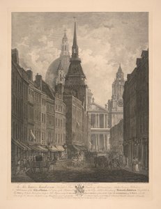 Vista Parcial da Frente Oeste de St. Pauls de Thomas Morris