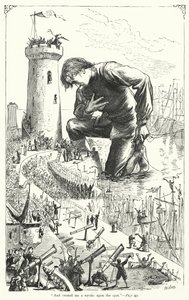 Ilustração para Gullivers Travels de Jonathan Swift (gravura)