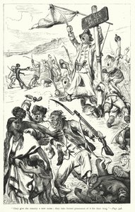Ilustração para Gullivers Travels de Jonathan Swift (gravura) de Thomas Morten