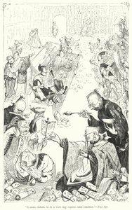 Ilustração para Gullivers Travels de Jonathan Swift (gravura) de Thomas Morten