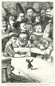 Ilustração para Gullivers Travels de Jonathan Swift (gravura) de Thomas Morten
