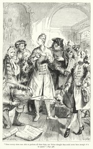 Ilustração para Gullivers Travels de Jonathan Swift (gravura) de Thomas Morten