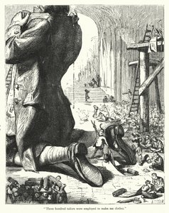 Ilustração para Gullivers Travels de Jonathan Swift (gravura) de Thomas Morten