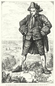 Ilustração para Gullivers Travels de Jonathan Swift (gravura)