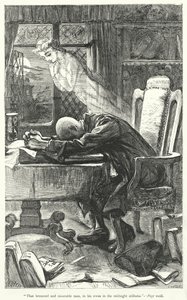 Ilustração para a vida de Jonathan Swift (gravura) de Thomas Morten