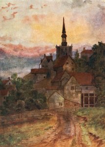Em Sherbrooke, Eastern Townships, Quebeque (litografia a cores) de Thomas Mower Martin