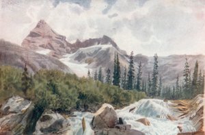 Monte Sir Donald, nos Selkirks (litografia a cores)
