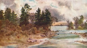 O Ottawa em Vaudreuil (litografia a cores) de Thomas Mower Martin