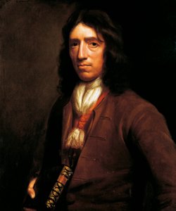 Retrato de William Dampier (1651-1715) circum-navegador britânico, hidrografista, comerciante marítimo, pirata e bucaneiro, de Thomas Murray, pintura, c. 1698
