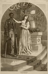 Franquia, da Harper&39;s Weekly, 5 de agosto de 1865 de Thomas Nast