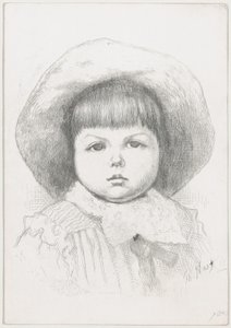 Retrato de uma criança Cyril Nast, depois de 1879., depois de 1879. de Thomas Nast