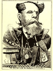 O Leão Britânico na América, 1867-68 de Thomas Nast