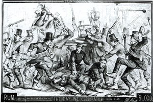 O dia em que celebramos, de &39;Harpers Weekly&39;1867 de Thomas Nast