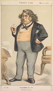 Vanity Fair: Estadista, No. 113 The Massive Queixa, 1872. de Thomas Nast