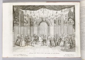 "Ele te torna casto e puro nas mãos de sua esposa", ilustração de "As Bodas de Fígaro" de Pierre Augustin Caron de Beaumarchais, 1784