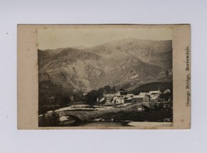Grange Bridge, Borrowdale (foto a p/b) de Thomas Ogle