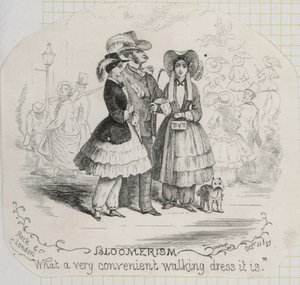 A moda feminina vitoriana: flores (gravura)