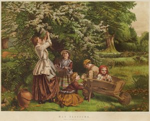 Flores de maio (cromolitho) de Thomas P. Hall