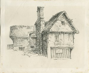 Standon Hall: desenho a caneta e tinta, sd [ Meados do séc. XIX] (desenho)
