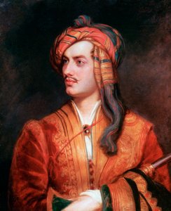 Byron of Rochdale em vestido albanês, 1813