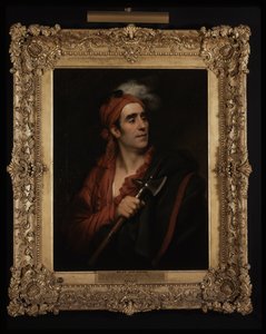 Retrato do chefe nativo americano Tyroninhokarawen, conhecido no exército britânico pelo nome de Capitão (atualmente Major) Norton (óleo sobre tela)