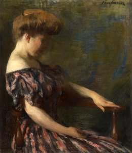 Um vestido florido, 1906.
