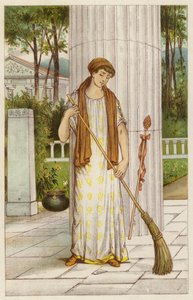Danae no templo de Atena