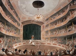 Royal Amphitheatre de Astley, Lambeth, Londres, antes de 1895