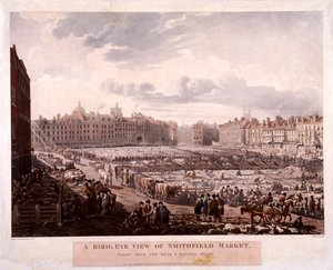 Smithfield Market, Londres, 1811