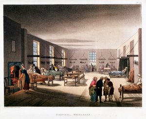 Ala das mulheres no Middlesex Hospital, Londres, 1808-1811