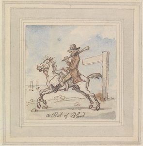 Um pouco de sangue de Thomas Rowlandson