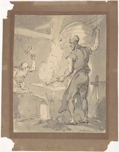 Um ferreiro de Thomas Rowlandson