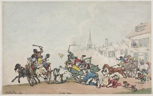 Uma Corrida de Carrinhos de Thomas Rowlandson