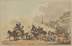 Uma Corrida de Carrinhos de Thomas Rowlandson