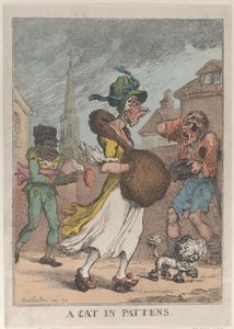 Um gato em Pattens, 1812., 1812. de Thomas Rowlandson