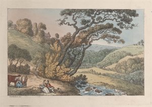 A Cornish View, de Views in Cornwall, 1810., 1810. de Thomas Rowlandson