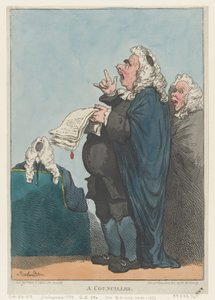 Um Conselheiro [sic], 1º de janeiro de 1801., 1º de janeiro de 1801. de Thomas Rowlandson