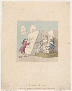 A Family Piece, 1 de março de 1803., 1 de março de 1803. de Thomas Rowlandson