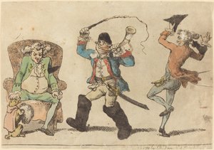 Um francês em novembro de Thomas Rowlandson