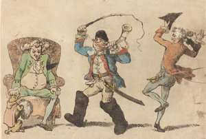 Um francês, em Novembro de 1788. de Thomas Rowlandson